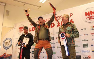 Morten Kvisler fra FOEHK vant NM i Løshund 2026 med Bergplassens Star!